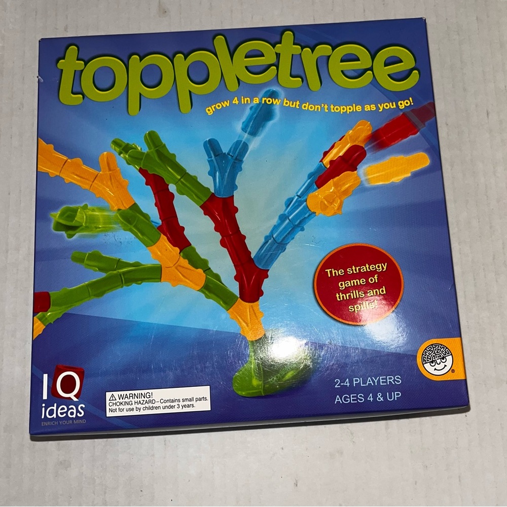 New Toppletree Game of Skills & Spills Age 4 MindWare IQ Ideas
